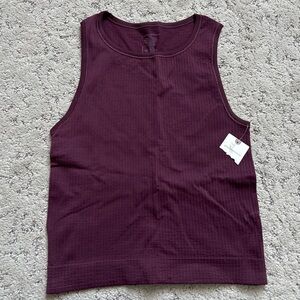 Anthropologie Deep Purple Tank Top